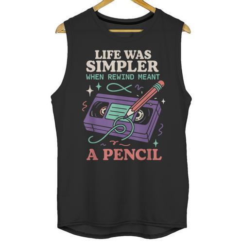 90s Baby Tired Millennial Burnout Nostalgia Parenting Unisex Tank Top - Figerry