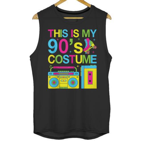 This Is My 90's Costume Retro 1990s Style Cassette Nostalgia Unisex Tank Top - Figerry