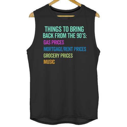 90's Lover Nineties 1990's Born Nostalgia Politics Unisex Tank Top - Figerry