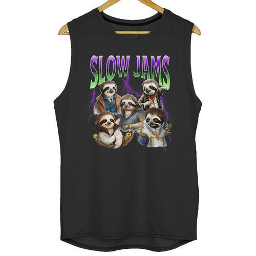 90s Style Bootleg Trendy Sloth Design For Introverts Unisex Tank Top - Raresse