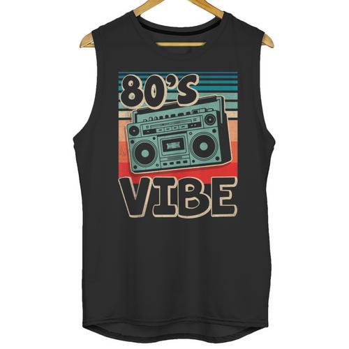 90's Vibe Vintage Style Cassette Tape Nostalgia 1990s Party Unisex Tank Top - Figerry