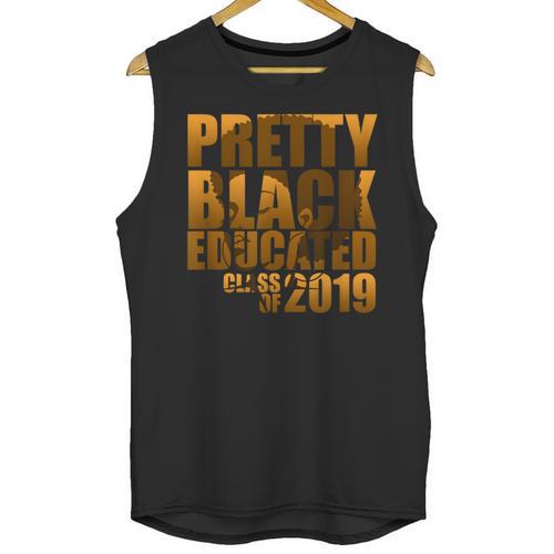African American Girl Graduation Shirt Senior 2019 Unisex Tank Top - Best Gift Smart