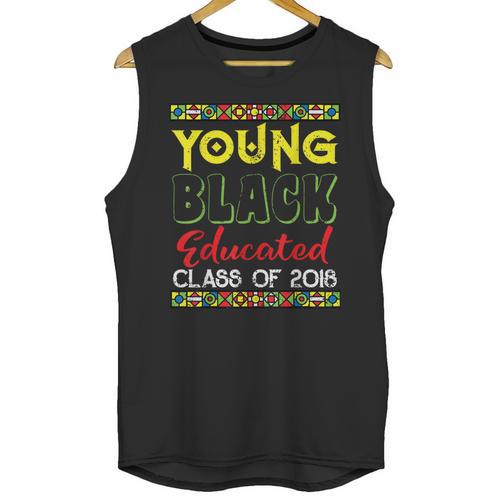 African American High School Graduation Grad Shirt Unisex Tank Top - Best Gift Smart