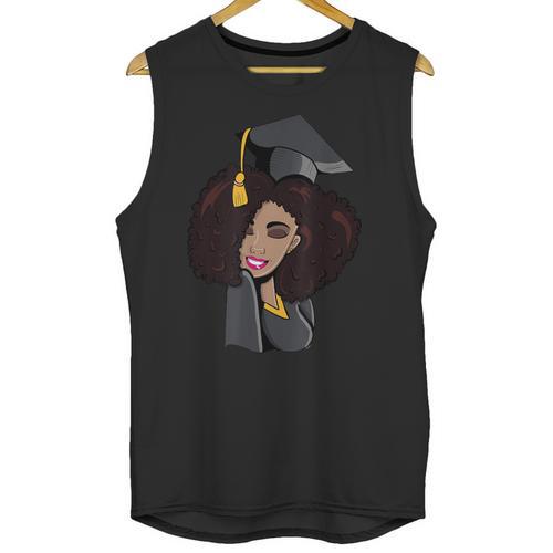 African Woman Educated Graduation 2019 Proud Unisex Tank Top - Best Gift Smart