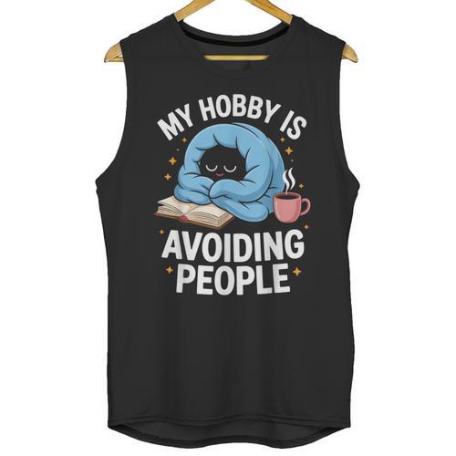 Anti-Social Club Homebody Introvert Hibernate Hermit Shyness Unisex Tank Top - Raresse