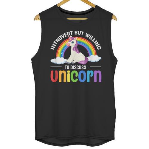 Anti Social Introvert Unicorn Lover Unicorns Unisex Tank Top - Raresse