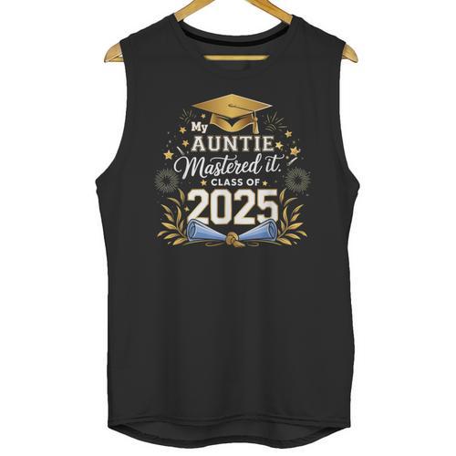 My Auntie Mastered It Class Of 2025 Masters Graduation Unisex Tank Top - Best Gift Smart