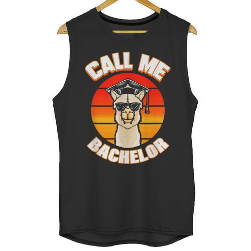 Bachelor Graduation For University Degree Party Llama Unisex Tank Top - Best Gift Smart