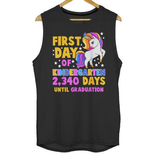 Back To School First Day Of Kindergarten Graduation Unicorn Unisex Tank Top - Best Gift Smart
