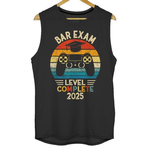 Bar Exam Level Complete 2025 Lawyer Law School Graduation Unisex Tank Top - Best Gift Smart