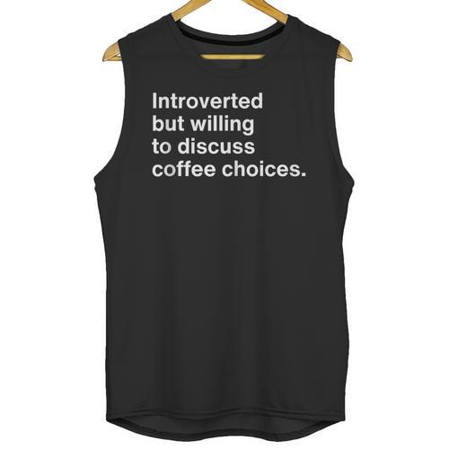 Barista Coffee Lovers Sarcastic Introvert Unisex Tank Top - Raresse