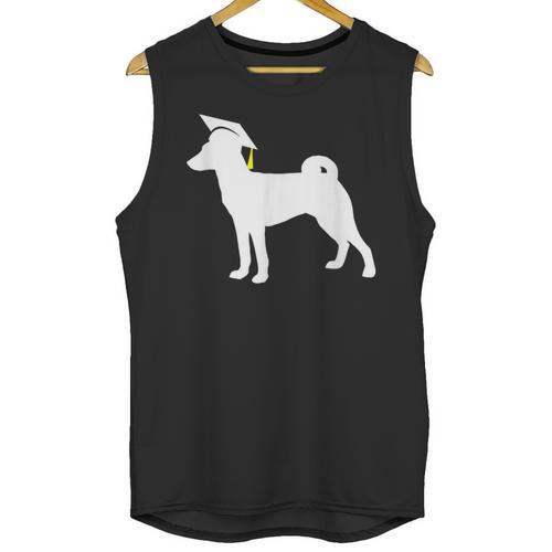 Basenji Graduation Dog Graduate Unisex Tank Top - Best Gift Smart