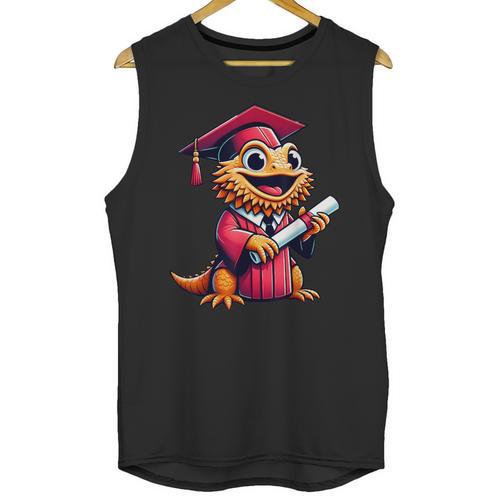 Bearded Dragon Graduation Kindergarten Elementary Girl Boy Unisex Tank Top - Best Gift Smart