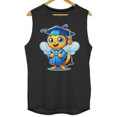 Bee Graduation Cute Kindergarten Elementary High School Unisex Tank Top - Best Gift Smart