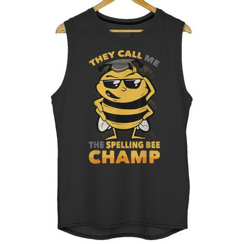 Bees They Call Me The Spelling Bee Champ Graduation Unisex Tank Top - Best Gift Smart