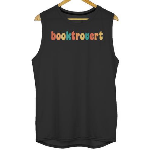 Book Lovers Introverted Bookworm Reading Booktrovert Unisex Tank Top - Raresse