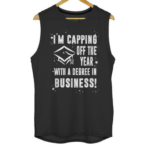 Business Graduate Shirt Graduation Tshirt Unisex Tank Top - Best Gift Smart