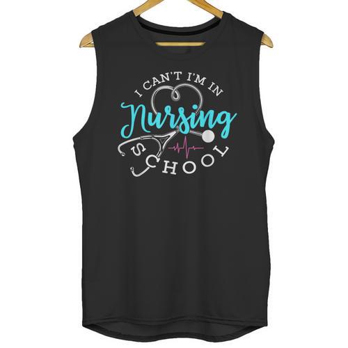 I Can't I'm In Nursing School Nurse Graduation Unisex Tank Top - Best Gift Smart