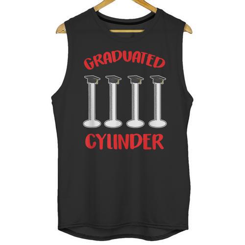 Chemistry Science Joke Graduated Cylinder Graduation T-Shirt Unisex Tank Top - Best Gift Smart