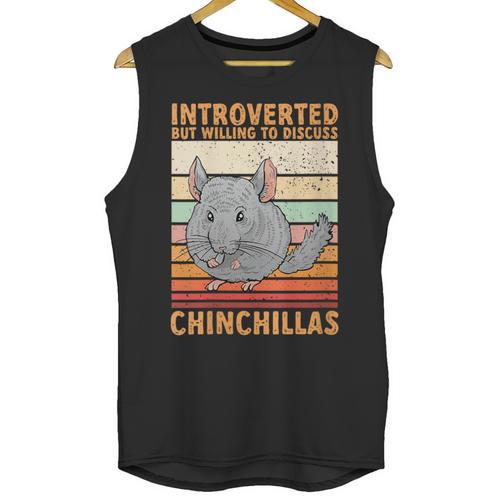 Chinchilla Owner Introvert Chinchilla Unisex Tank Top - Raresse