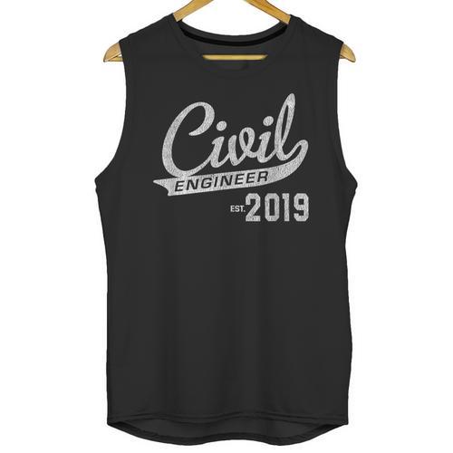 Civil Engineer Est 2019 Graduation Unisex Tank Top - Best Gift Smart