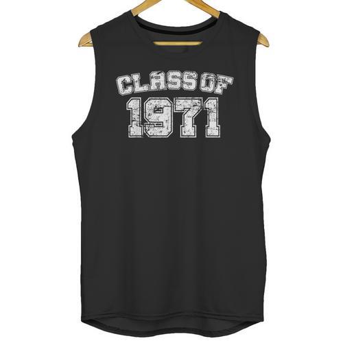 Class Of 1971 71 School Tee Shirt Graduation Class Party Unisex Tank Top - Best Gift Smart
