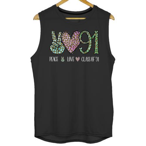 Class Of 1991 Shirt Leopard Senior Graduation Class Reunion Unisex Tank Top - Best Gift Smart