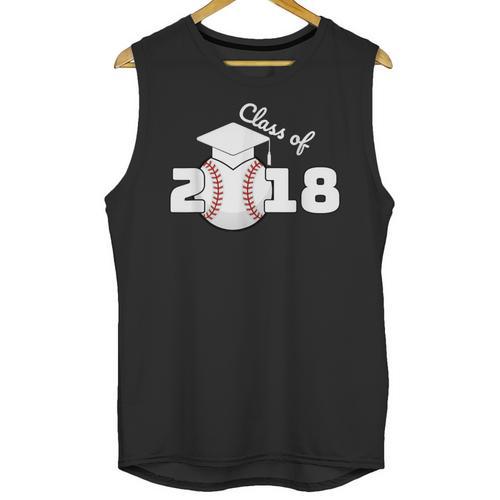 Class Of 2018 Baseball Senior Graduation Shirt Grad Unisex Tank Top - Best Gift Smart
