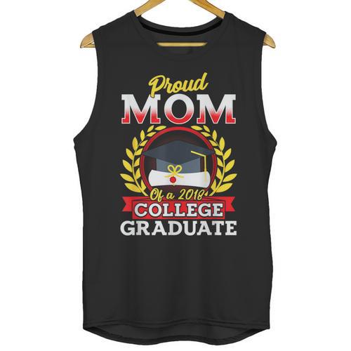 Class Of 2018 Graduation Tshirt For Mom Of Graduate Unisex Tank Top - Best Gift Smart
