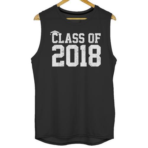 Class Of 2018 Graduation Senior High School College Unisex Tank Top - Best Gift Smart