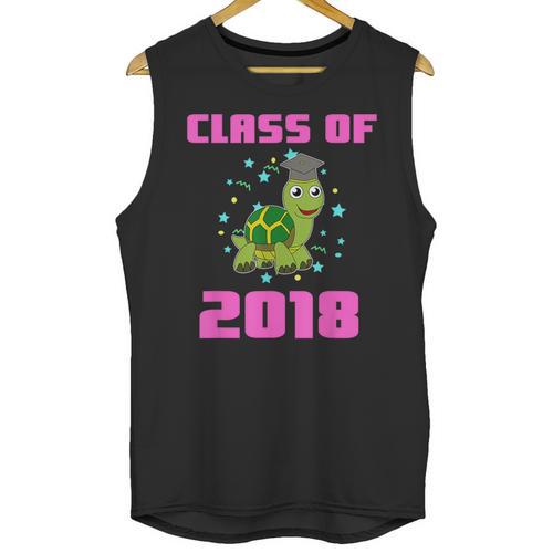 Class Of 2018 Turtle Shirt Graduation Kids Unisex Tank Top - Best Gift Smart