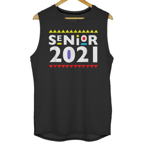 Class Of 2021 Senior Year 90's TV Style Graduation For Grad Unisex Tank Top - Best Gift Smart