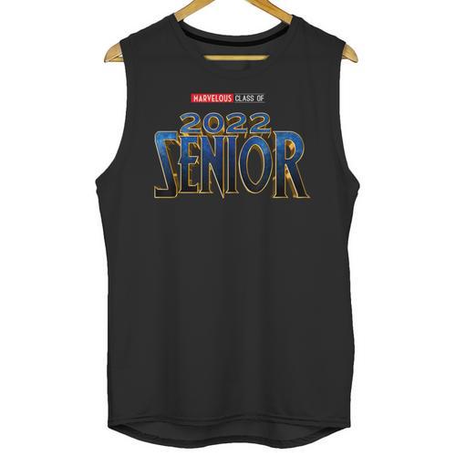 Class Of 2022 Senior Retro Movie Marvelous Graduation Grad Unisex Tank Top - Best Gift Smart