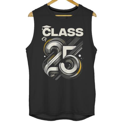 Class Of 2025 Shirt Graduation Senior High School College Unisex Tank Top - Best Gift Smart