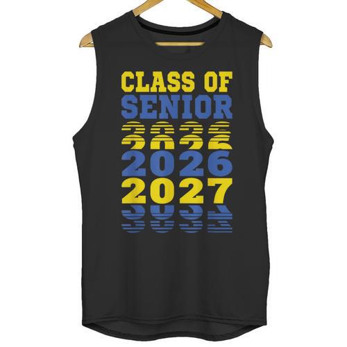 Class Of 2026 2027 Senior Graduation Students Unisex Tank Top - Best Gift Smart