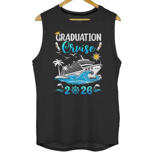 Class Of 2026 Graduation Cruise Senior Graduates Vacation Unisex Tank Top - Best Gift Smart