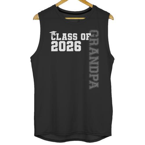 Class Of 2026 Proud Grandpa Of A 2026 Graduate Graduation Unisex Tank Top - Best Gift Smart