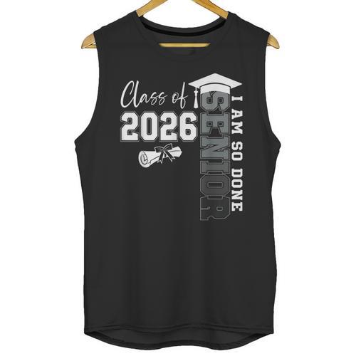 Class Of 2026 Senior 2026 Graduation Decoration Men Senior Unisex Tank Top - Best Gift Smart