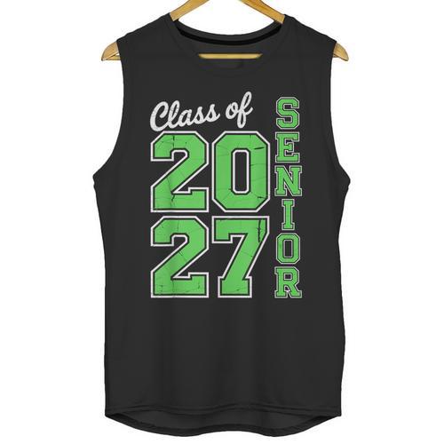 Class Of 2027 Senior 27 High School Graduation Senior 2027 Unisex Tank Top - Best Gift Smart