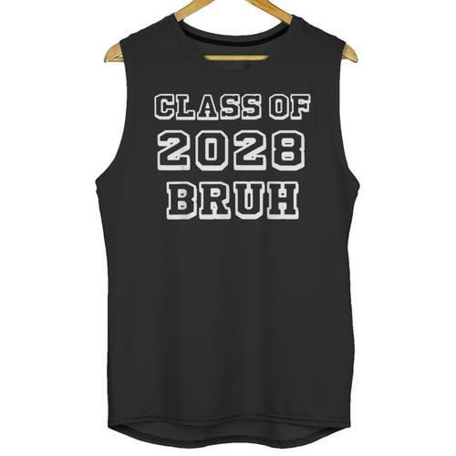 Class Of 2028 Bruh Graduation School Leavers Students Unisex Tank Top - Best Gift Smart