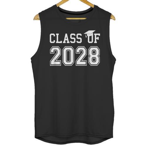 Class Of 2028 Graduation T Shirt Future School Graduate Unisex Tank Top - Best Gift Smart