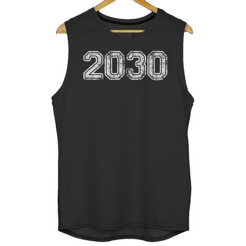 Class Of 2030 Shirt Graduation Him Her Senior 2030 Unisex Tank Top - Best Gift Smart