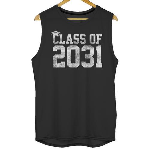 Class Of 2031 Graduation Kindergarten Back To School Unisex Tank Top - Best Gift Smart