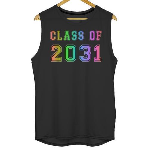Class Of 2031 High School Graduation Date Kindergarten Shirt Unisex Tank Top - Best Gift Smart