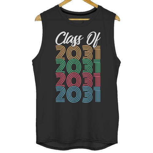 Class Of 2031 Kindergarten Graduation T Shirt Unisex Tank Top - Best Gift Smart
