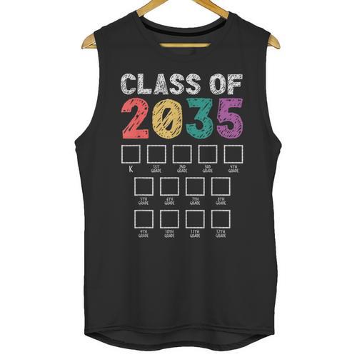 Class Of 2035 Graduation Check List Unisex Tank Top - Best Gift Smart