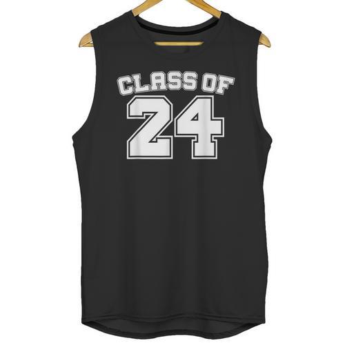 Class Of 24 2024 School Tee Shirt Graduation Class Party Unisex Tank Top - Best Gift Smart