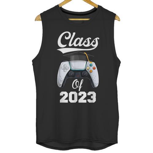 Class Of Gamer 2023 Shirt Graduation Game Boy Graduate Unisex Tank Top - Best Gift Smart