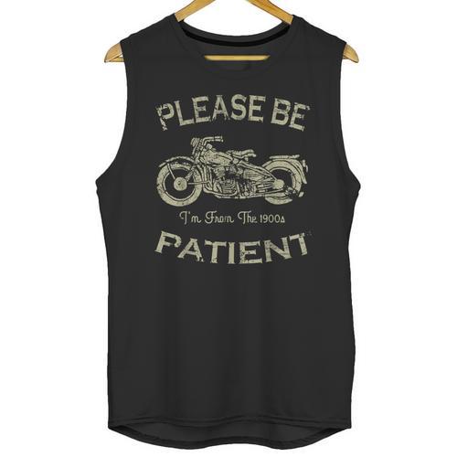 Classic Old Biker I'm From The 1900s Humorous Birthday Unisex Tank Top - Figerry