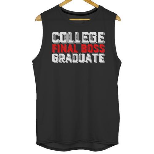 College Final Boss Graduate University Grad Gamer Graduation Unisex Tank Top - Best Gift Smart